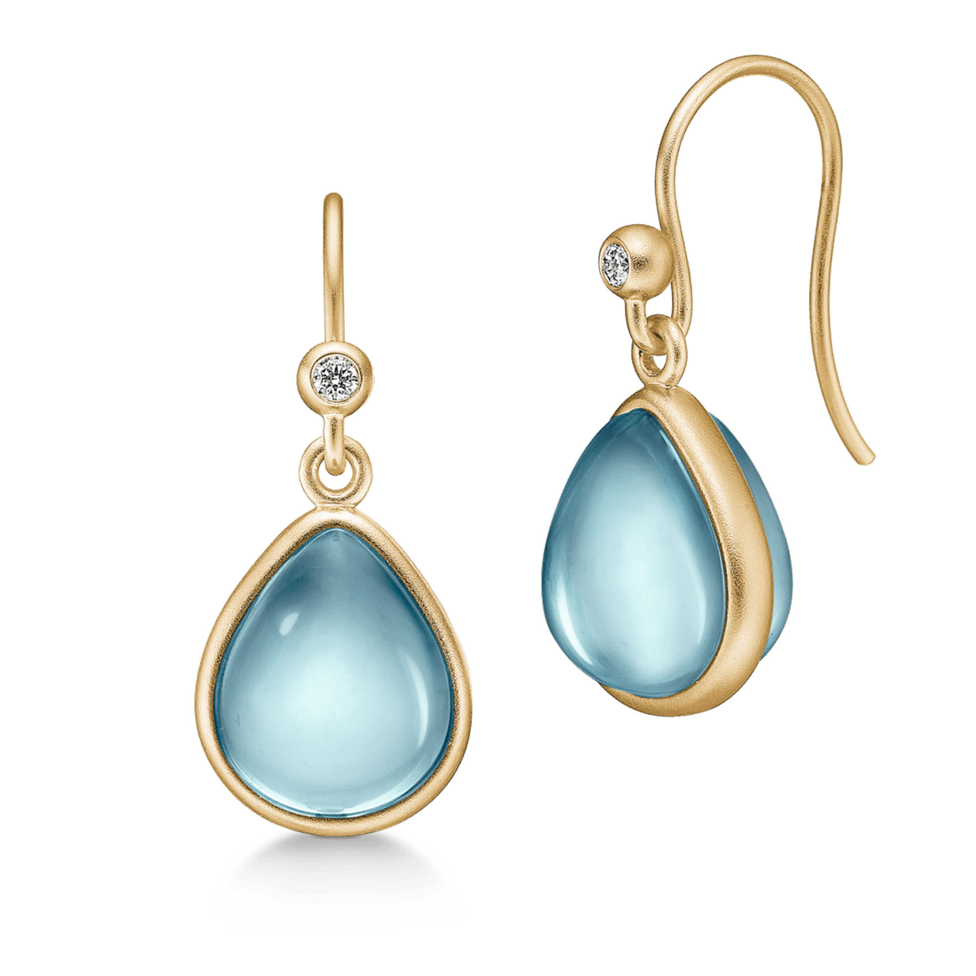 Julie Sandlau Paloma Øreringe Ice Blue Forgyldt HKS631GDIBCRCZ