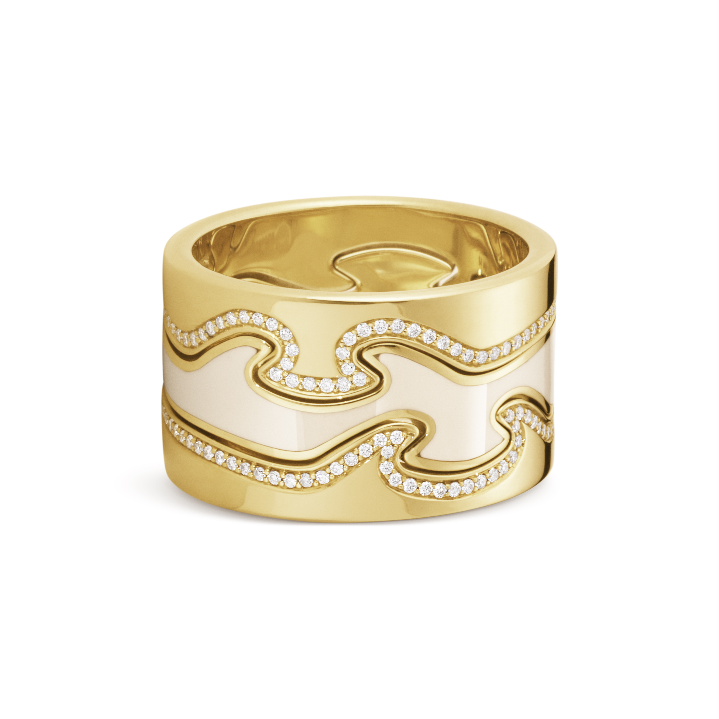 Georg Jensen Fusion Centerring Creme 20001737