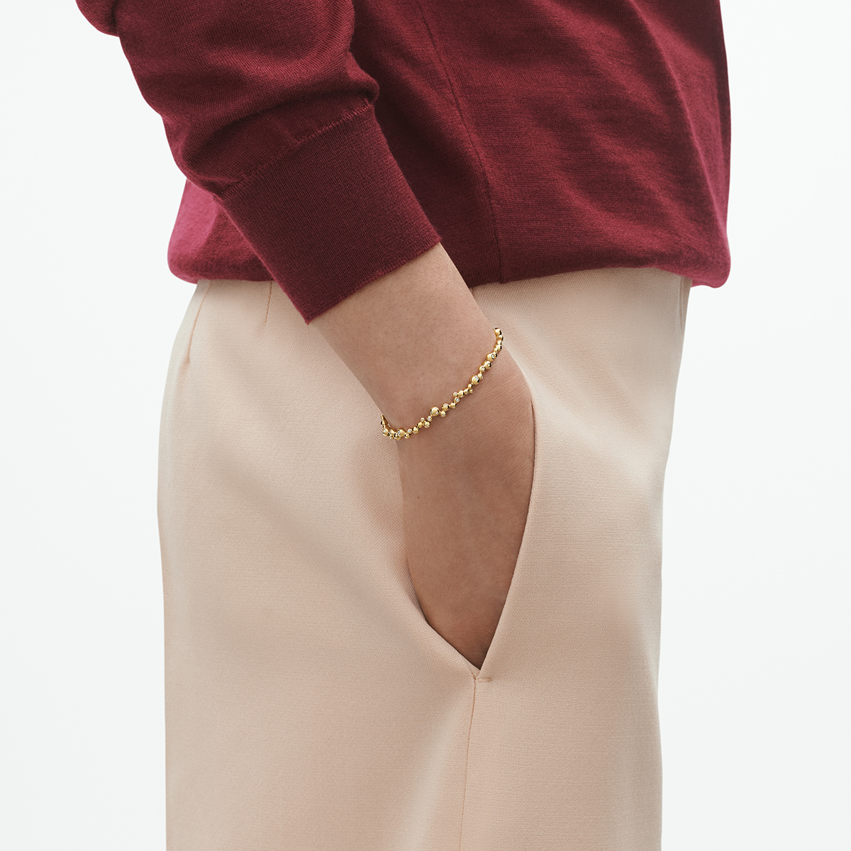 Georg Jensen Moonlight Grapes Armbånd guld 20001419