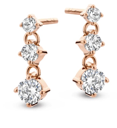 Spirit Icons Joy Øreringe Rose Forgyldt 41914