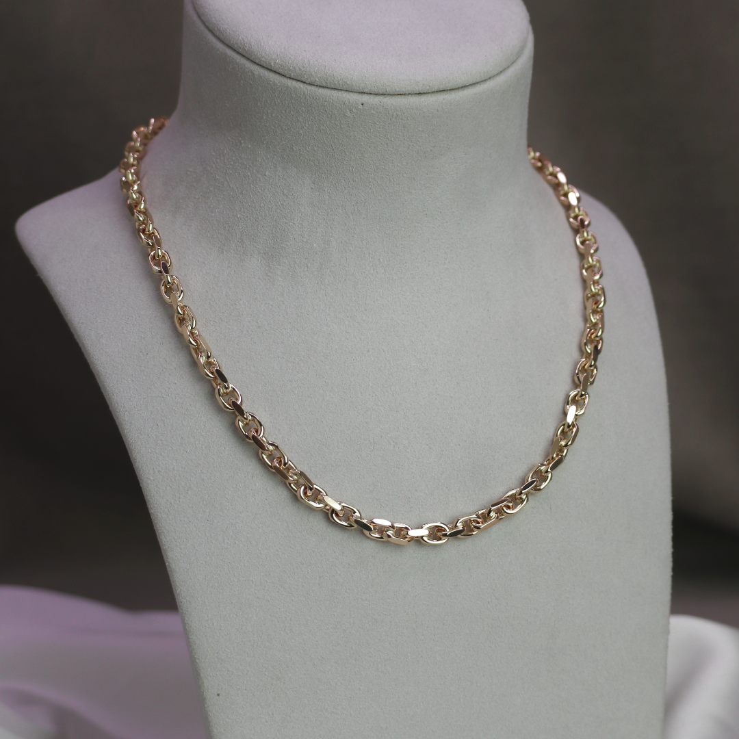 BNH Anker Facet Kæder 14 kt Guld 2,0 mm