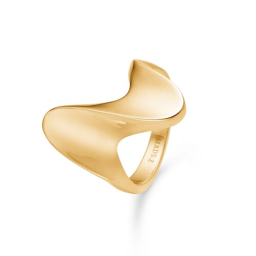 Mads Z Big Wave Ring 14kt 1540030