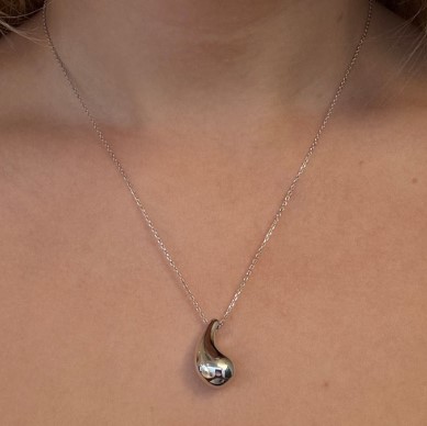Mads Z Drop Halskæde Sølv 2120162