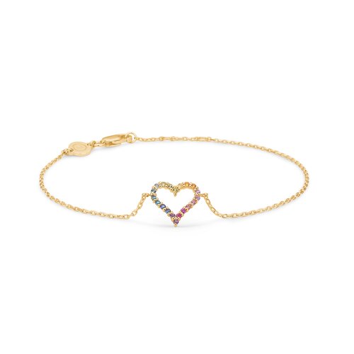 Mads Z Tender Heart Rainbow Armbånd 1554340