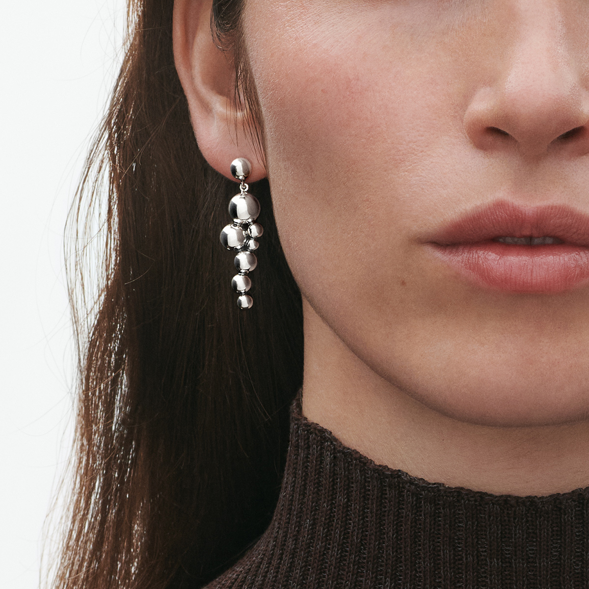 Georg Jensen Moonlight Grapes Øreringe 10019037