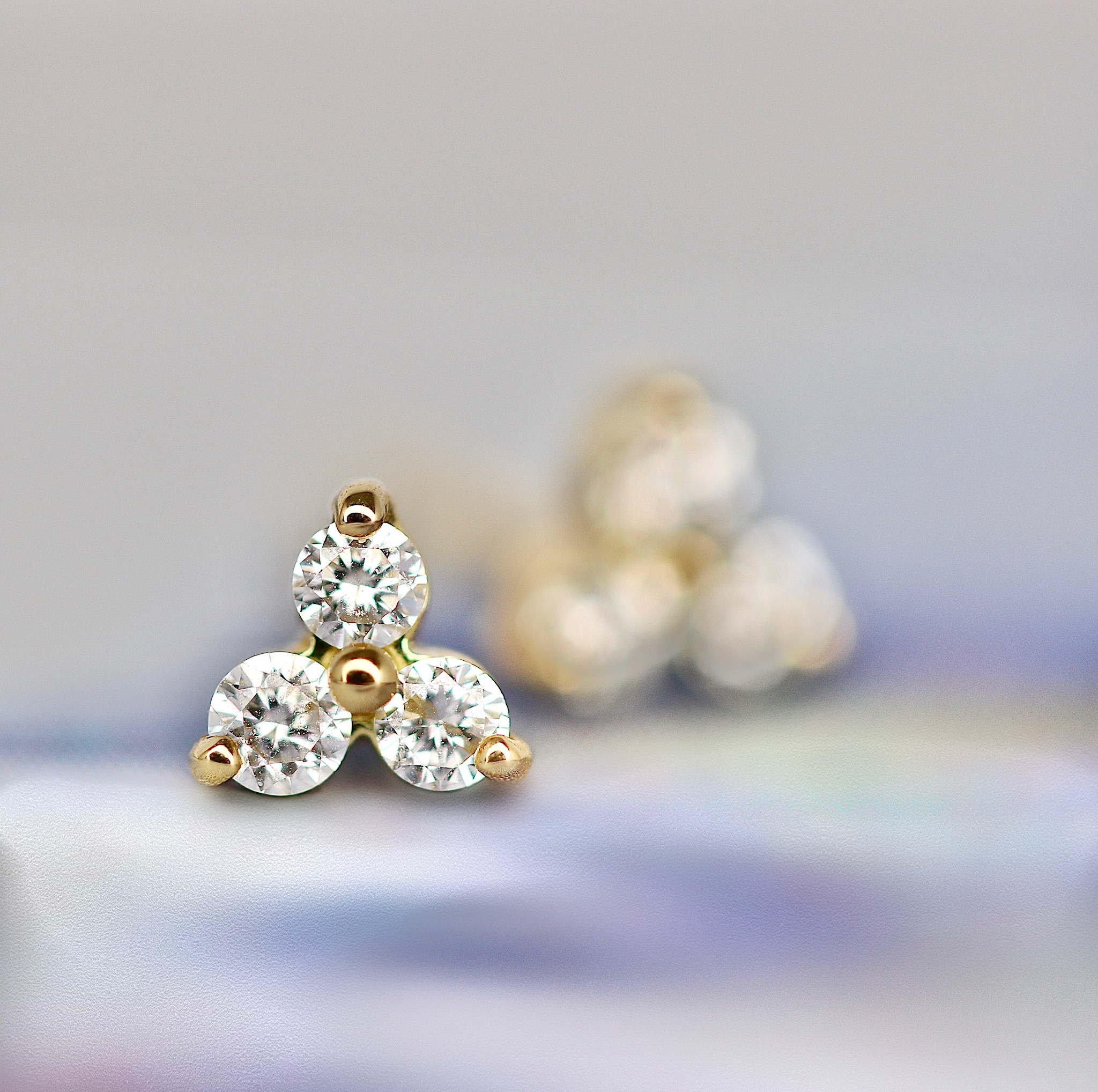 Ro Copenhagen Fryd Diamant Ørestik L E104Y107