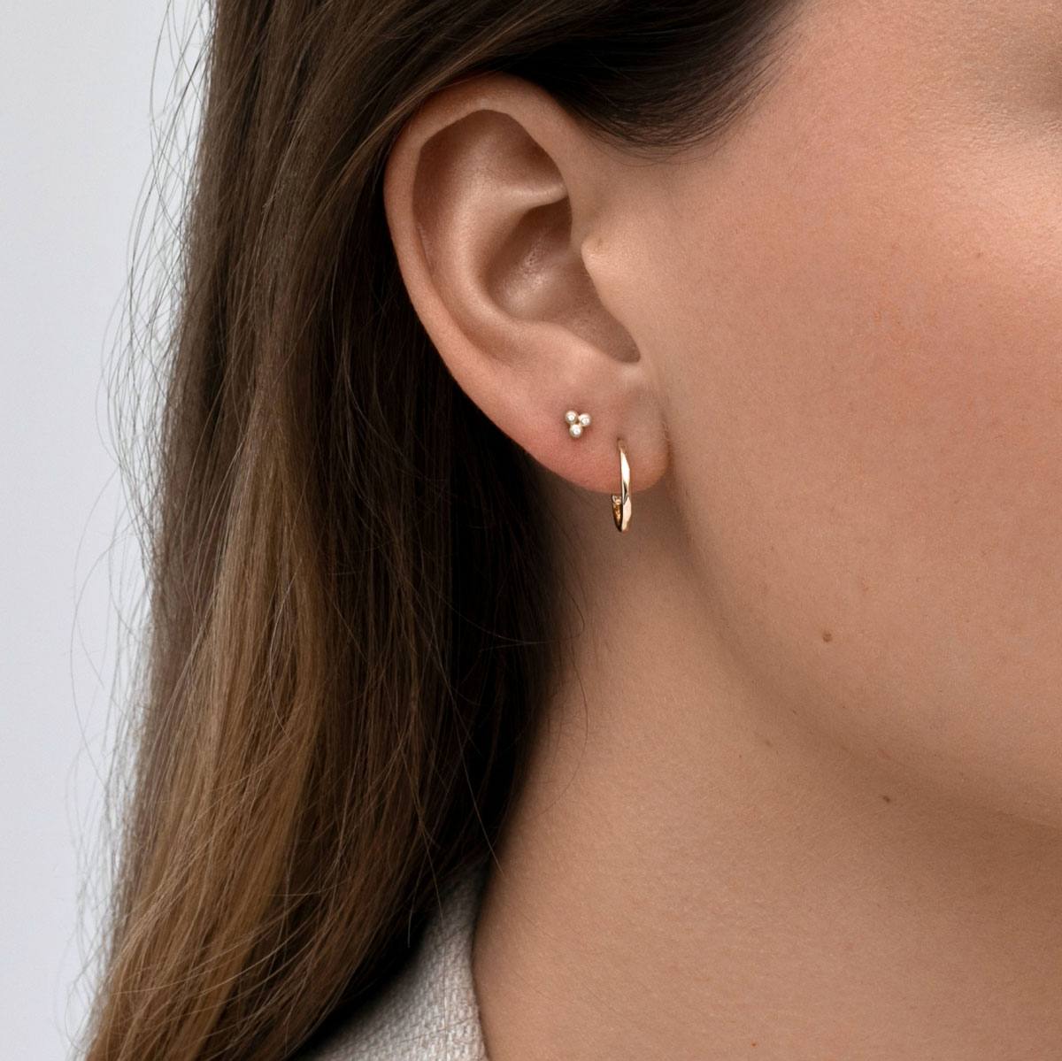 Carré 10-Karat hoops Guld TS 4136