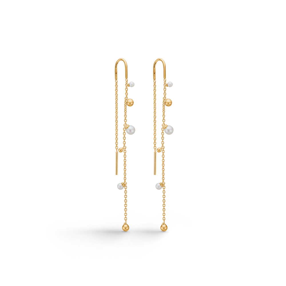 Mads Z 14 kt. Bubbles n' Pearls Øreringe 1503166