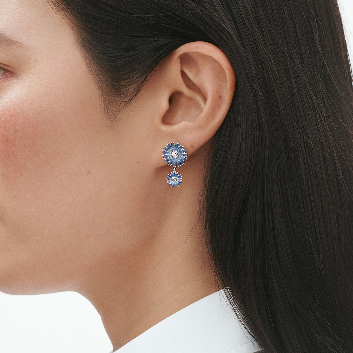Georg Jensen Daisy Dobbeltøreringe 20001740