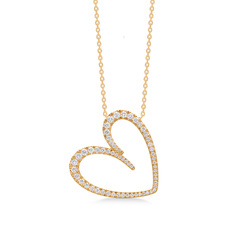 Mads Z 14 Kt. Diamond Love Vedhæng 1531066