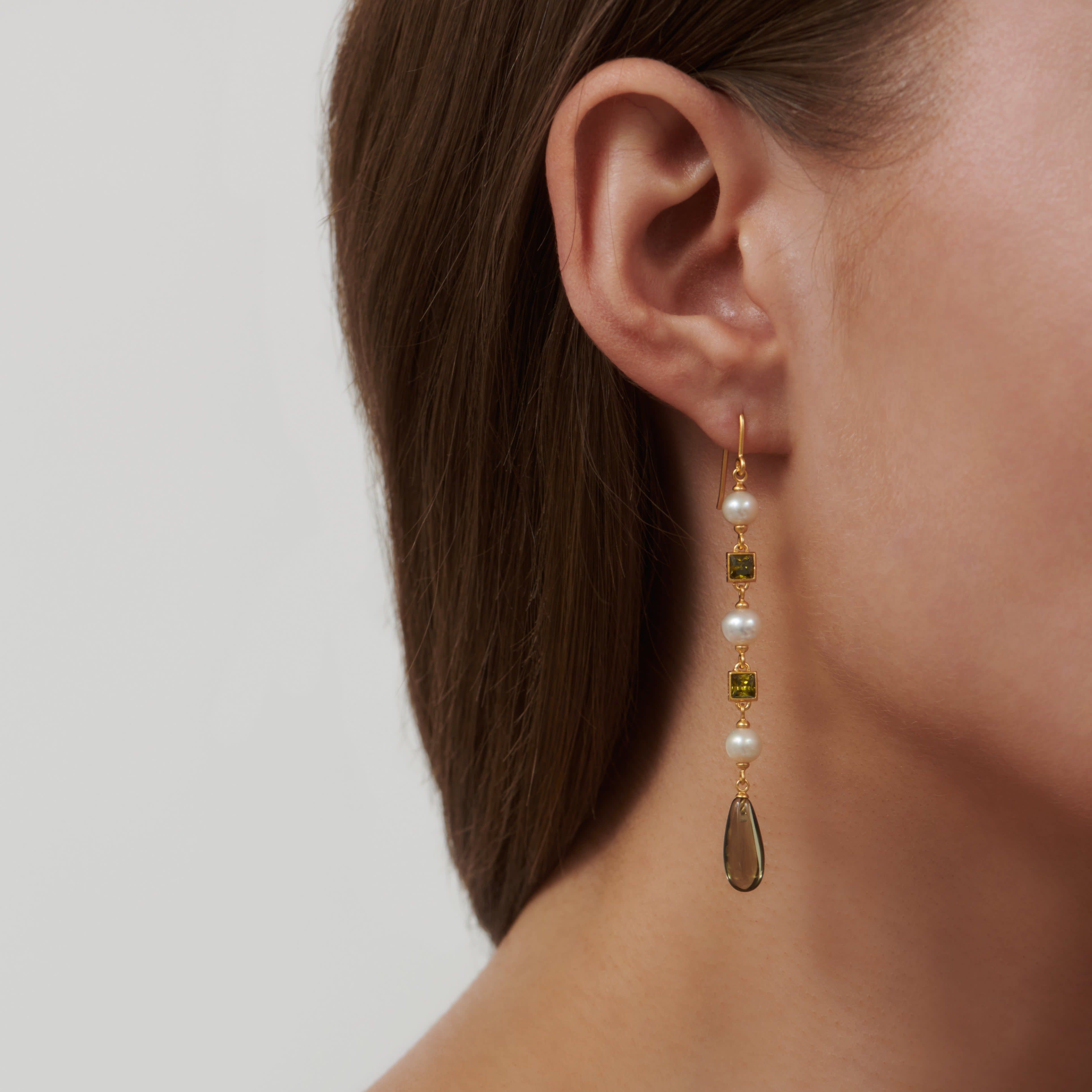 Julie Sandlau Harlow Øreringe Forgyldt HKS731GDWHPLOLCRCZ