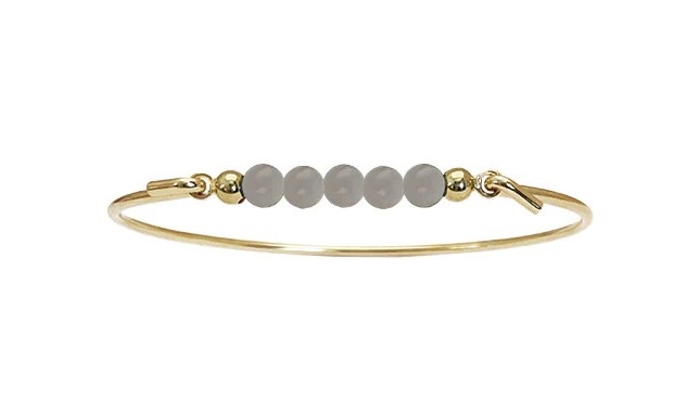 Heiring armring med grå Månesten top 53-4-03FG