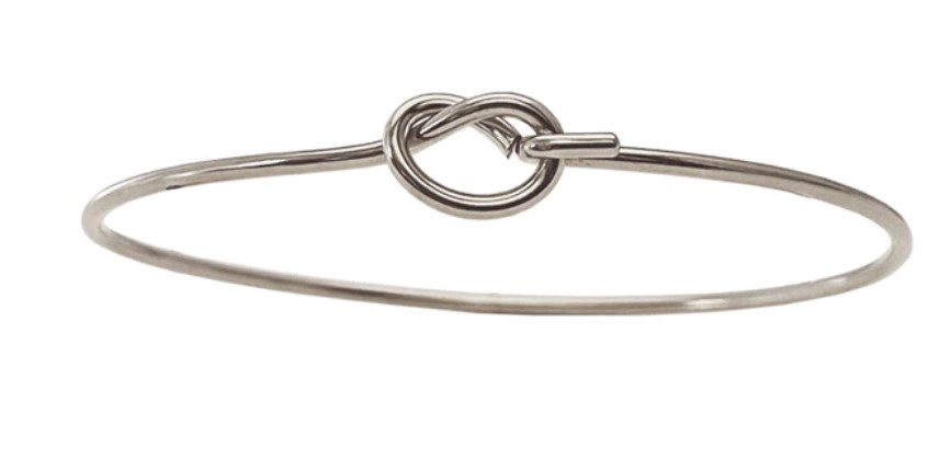 Heiring Armring Knot rhodineret sølv 53-3-79rh