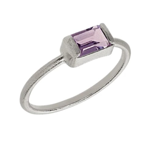 Heiring Square Ring Ametyst 52-9-34RH