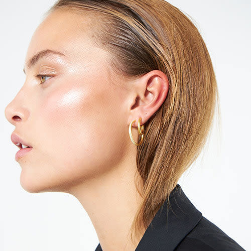 Julie Sandlau Classic Medium Øreringe Forgyldt HPS103GD