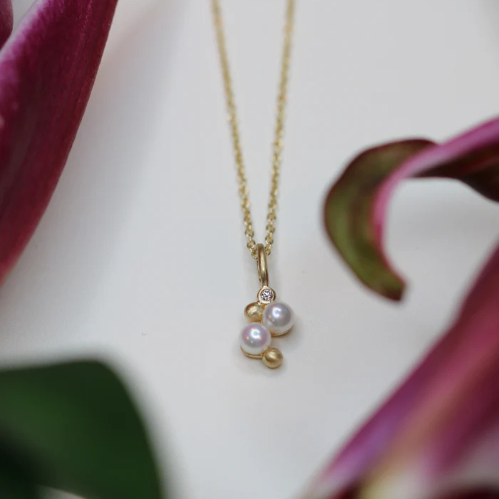 Ro Copenhagen Orbit Dot Perlevedhæng P118Y102