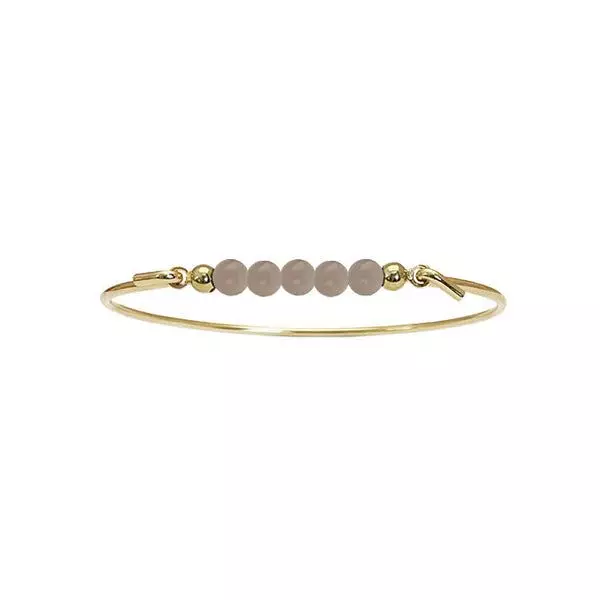 Heiring armring med peach Månesten top