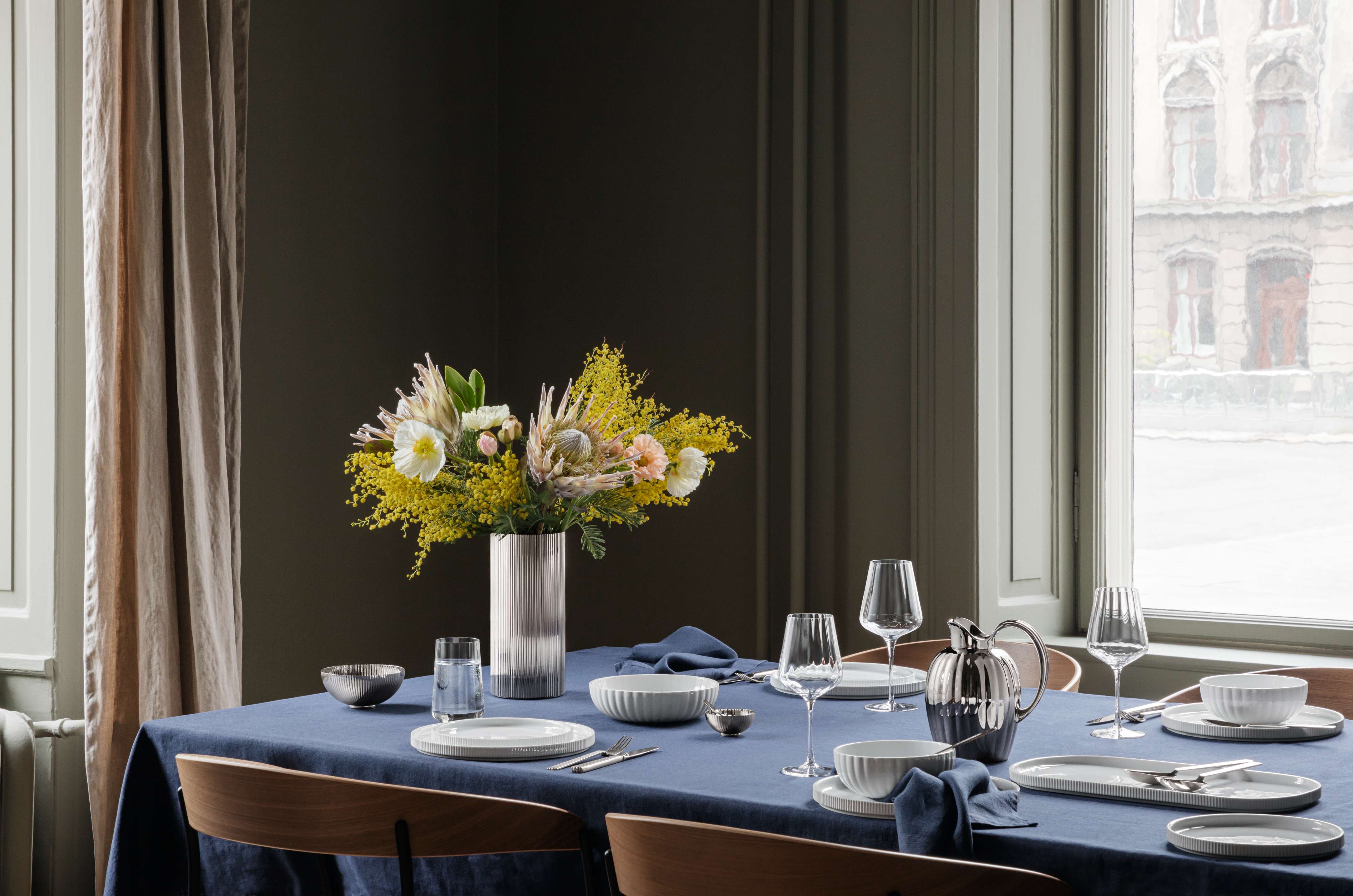 Georg Jensen Bernadotte Vase Stor 10014922