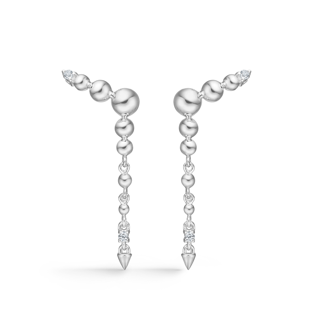 Mads Z Unicorn Øreringe Sølv 2116073