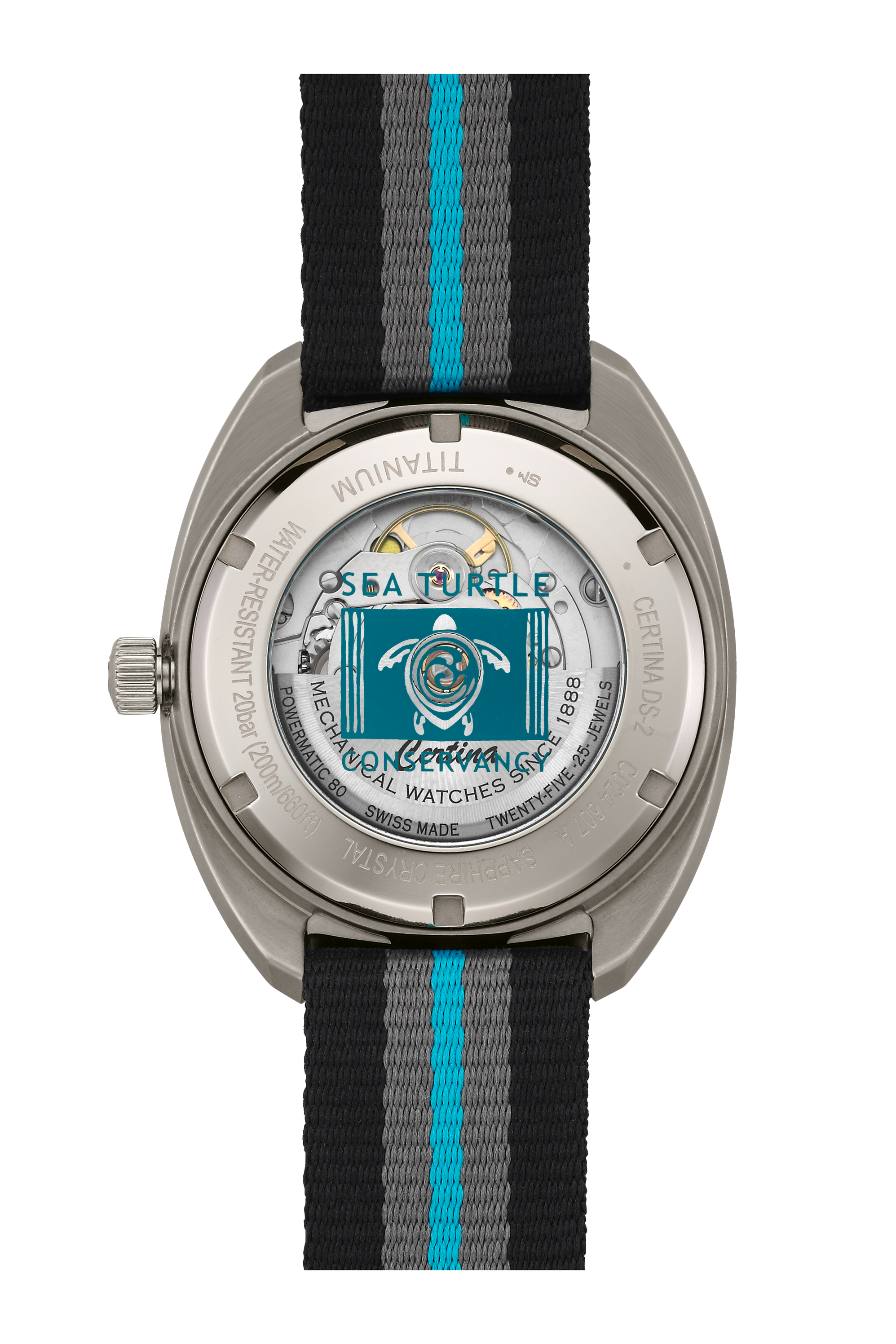 Certina DS-2 Sea Turtle Conservancy Titanium Special Edition Ur C024.607.48.051.10