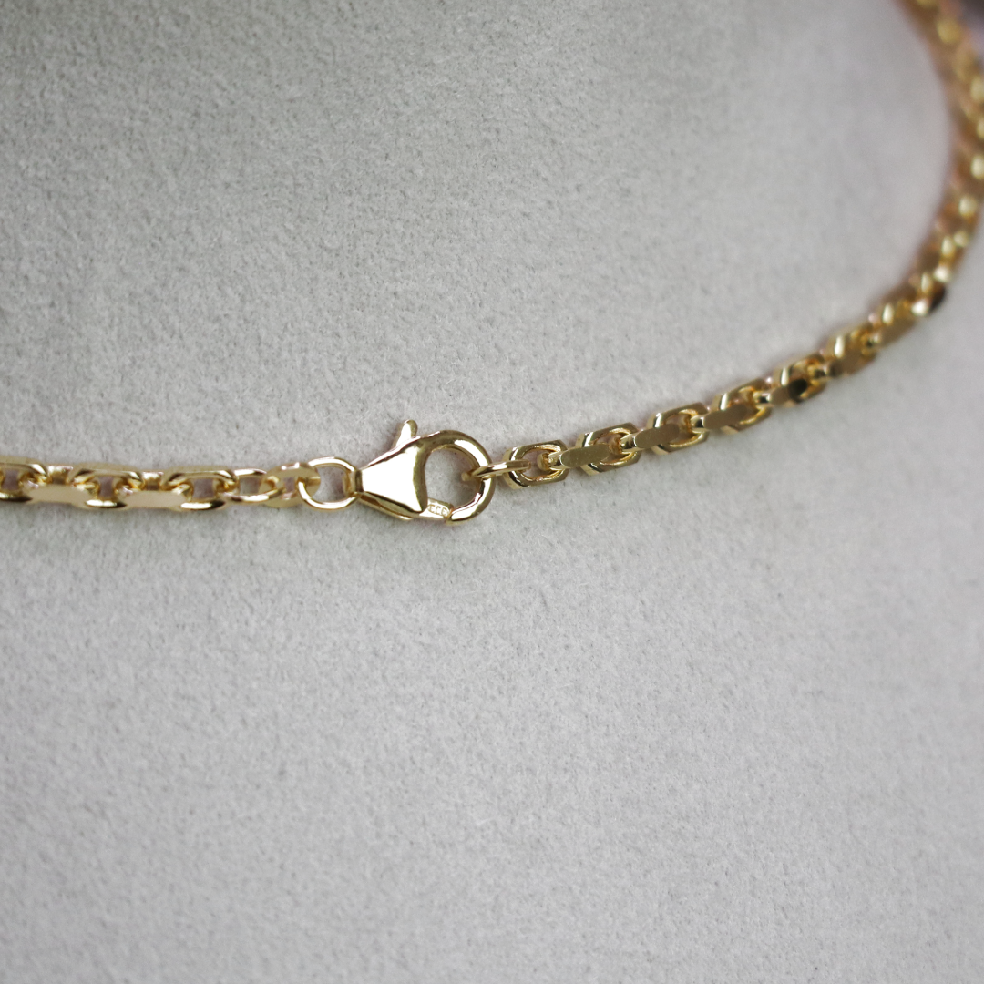 BNH Anker Facet Kæder 8 kt Guld 1,1 mm