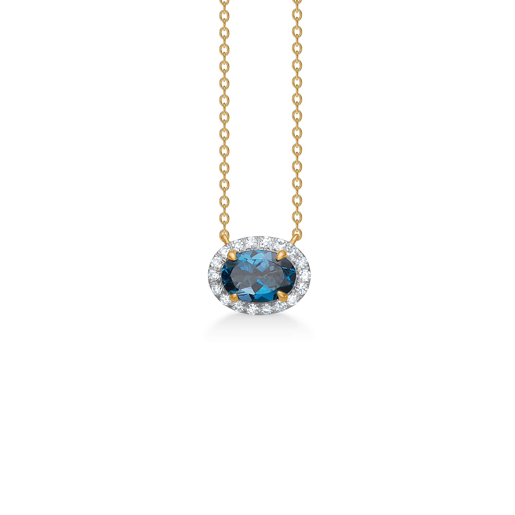 Mads Z Midnight Blue Halskæde 14kt. 1526118