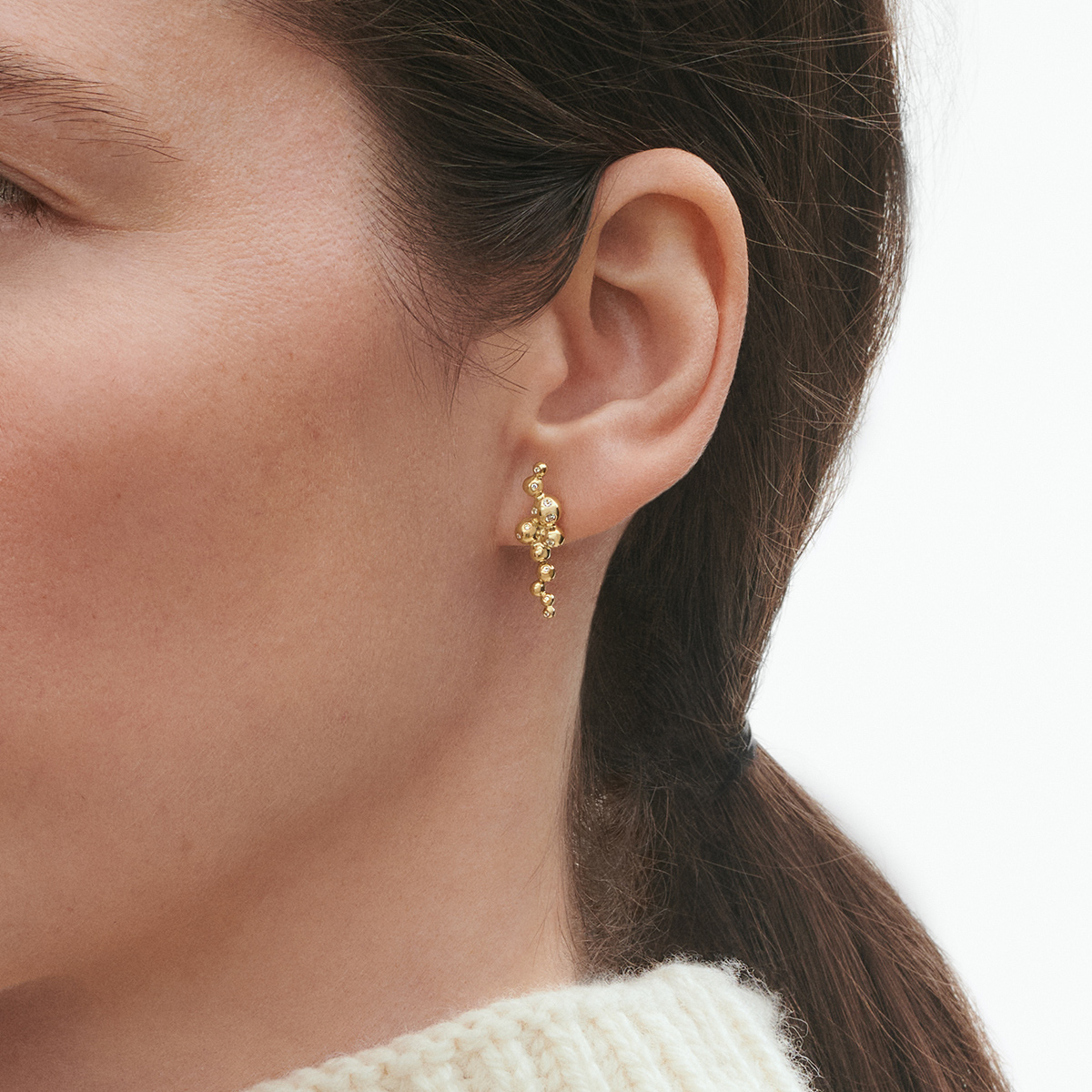 Georg Jensen Moonlight Grapes Øreringe Small 20001421