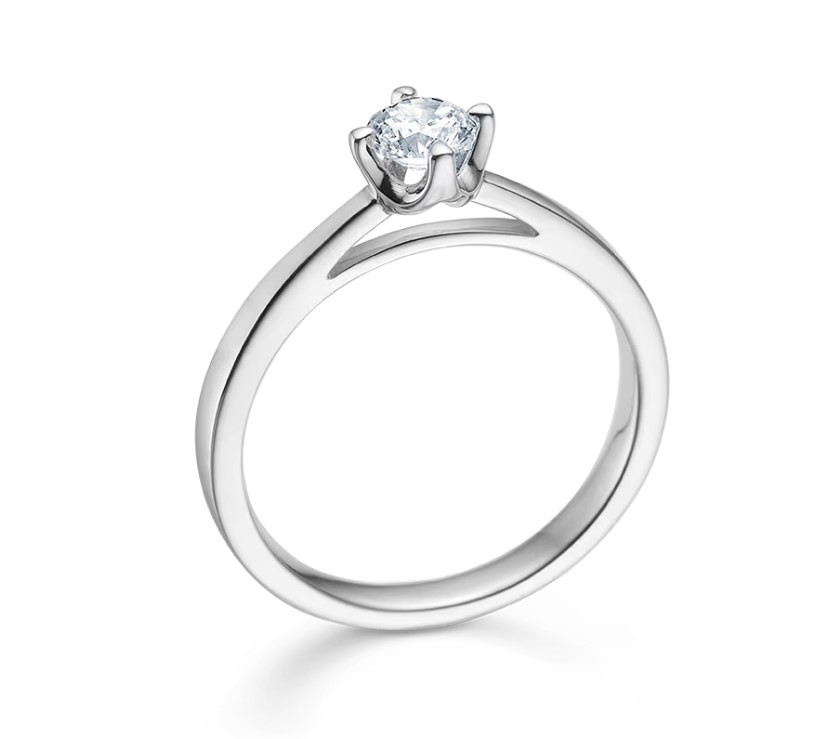 Mads Z CROWN ring 14 kt. hvidguld m. 0,34 ct diamant 1641634