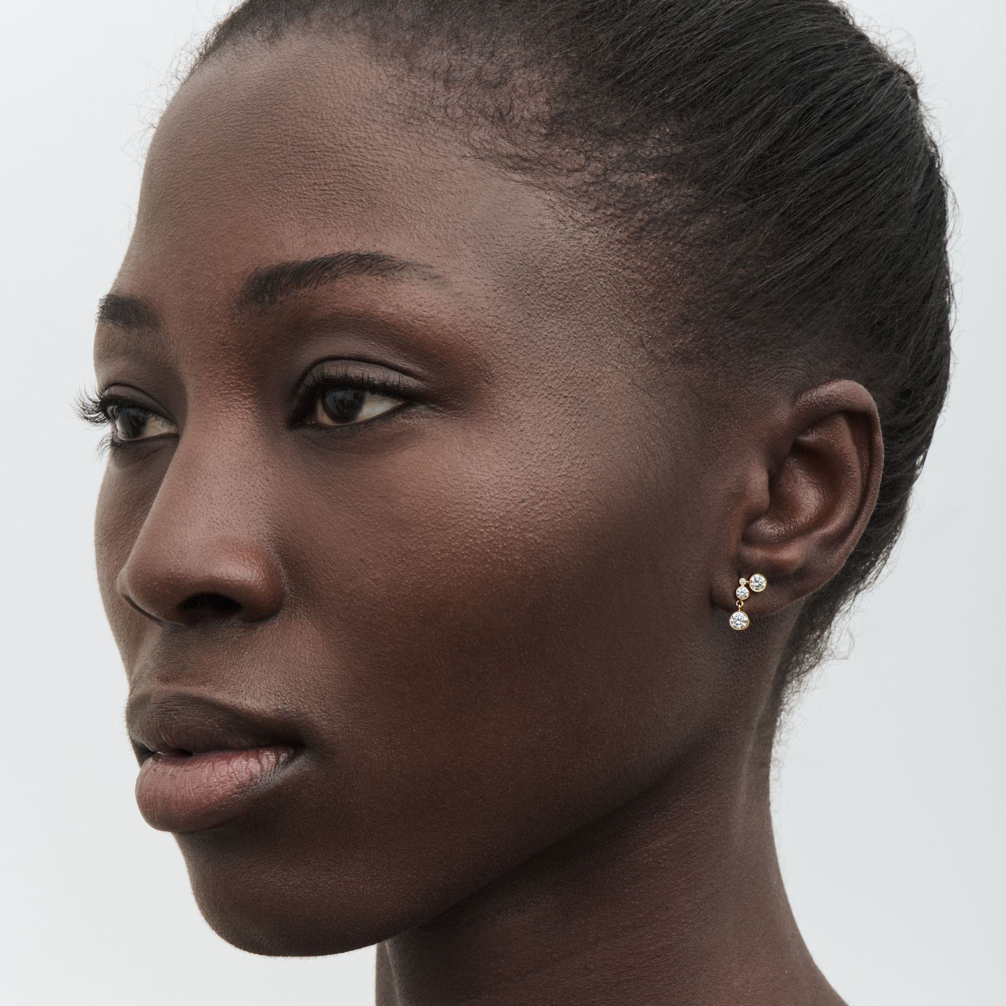 Sophie Bille Brahe Stella Diamant Ørering EA25_BWP_WH_R