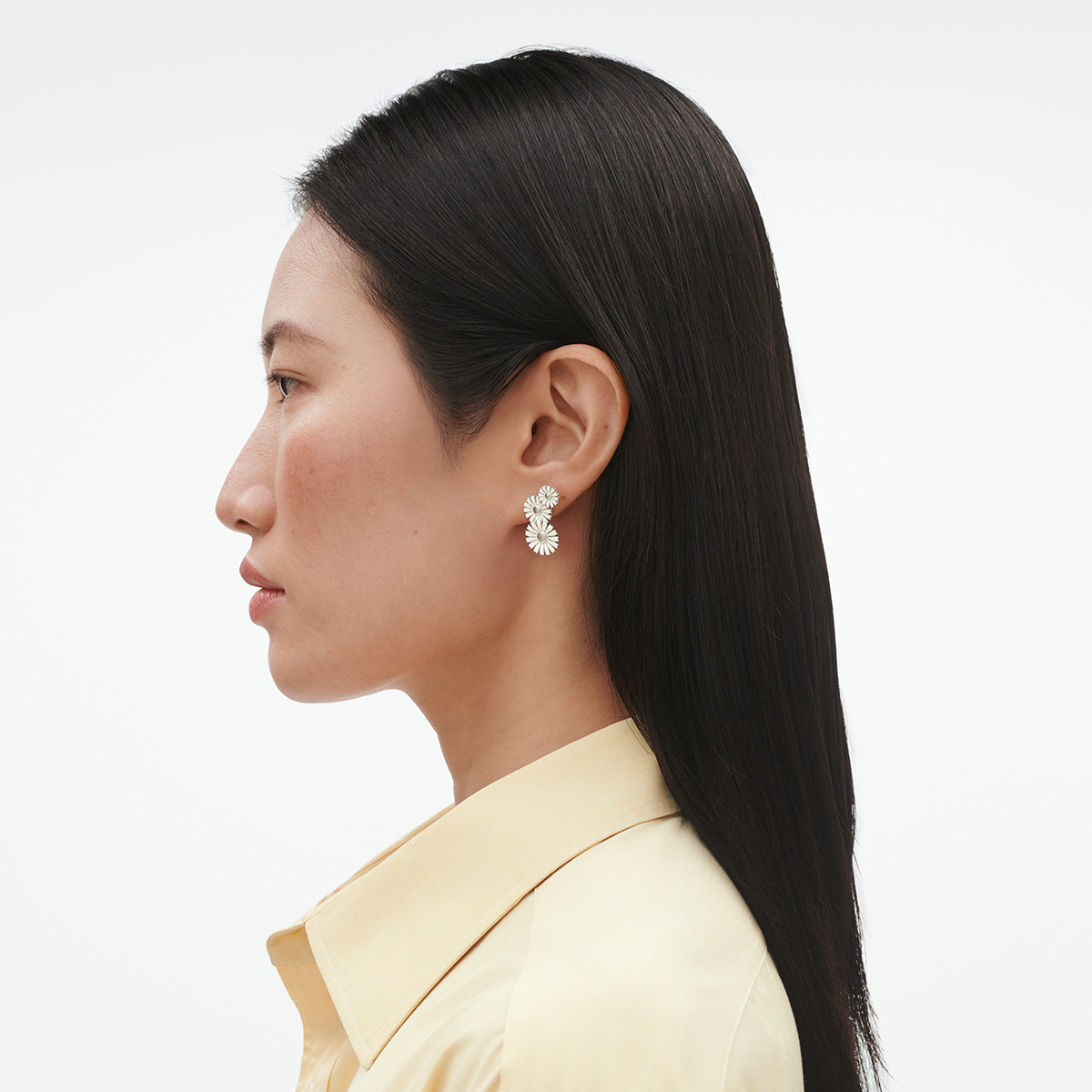 Georg Jensen Daisy Øreringe Sølv 20001543