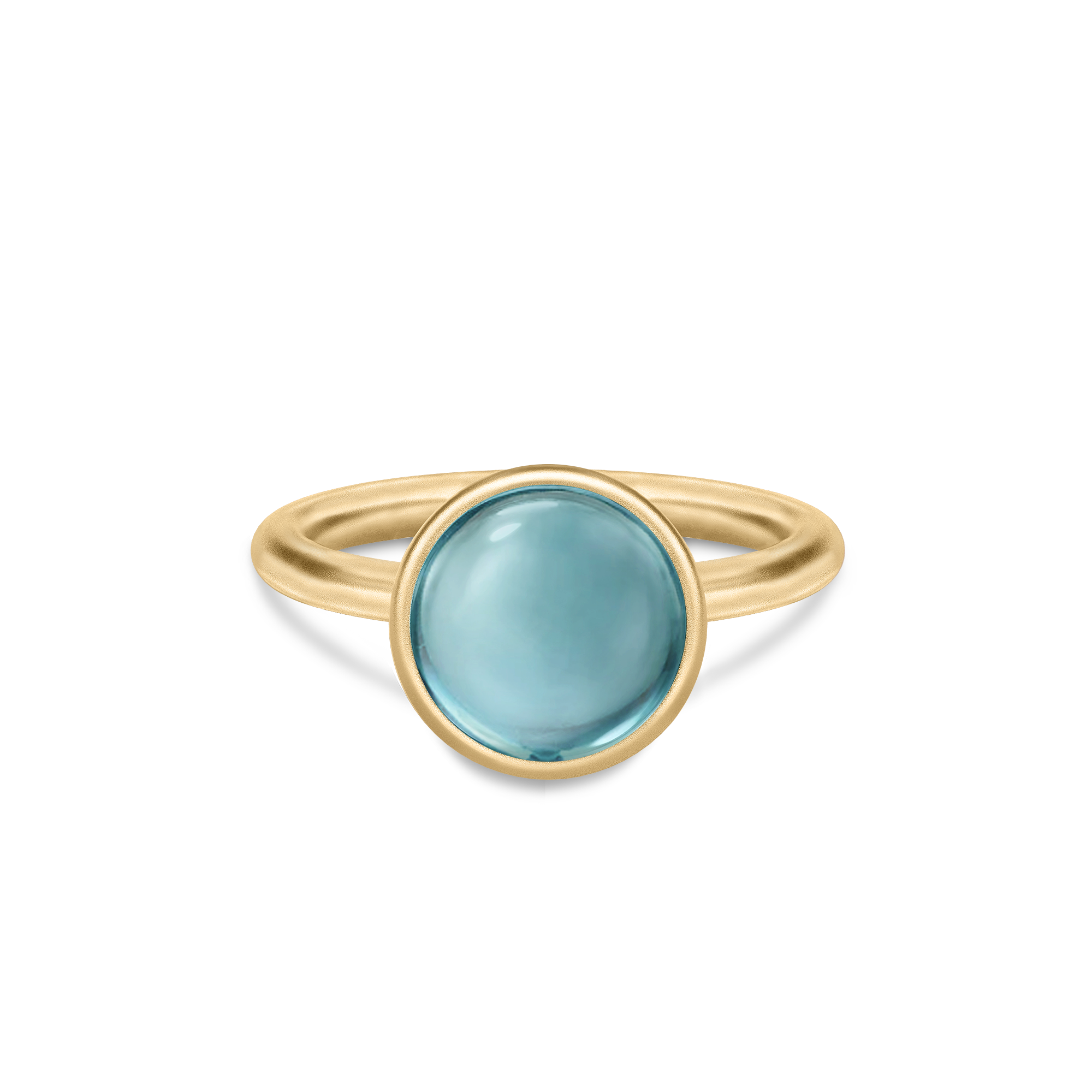 Julie Sandlau Prima Ring Aqua Blue Quartz YG14-RI351AQBLUQ