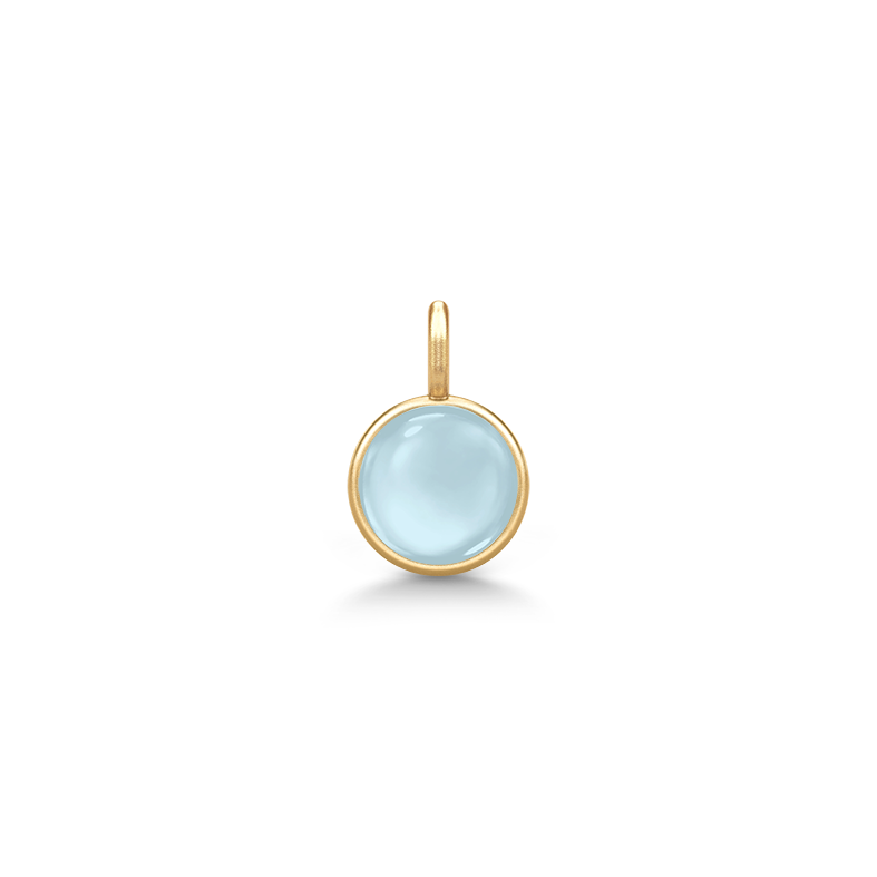 Julie Sandlau Little Prime Vedhæng Milky Aqua PD374GDMLAQCR