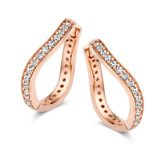 Spirit Icons Solaris Øreringe Rose Forgyldt 41964