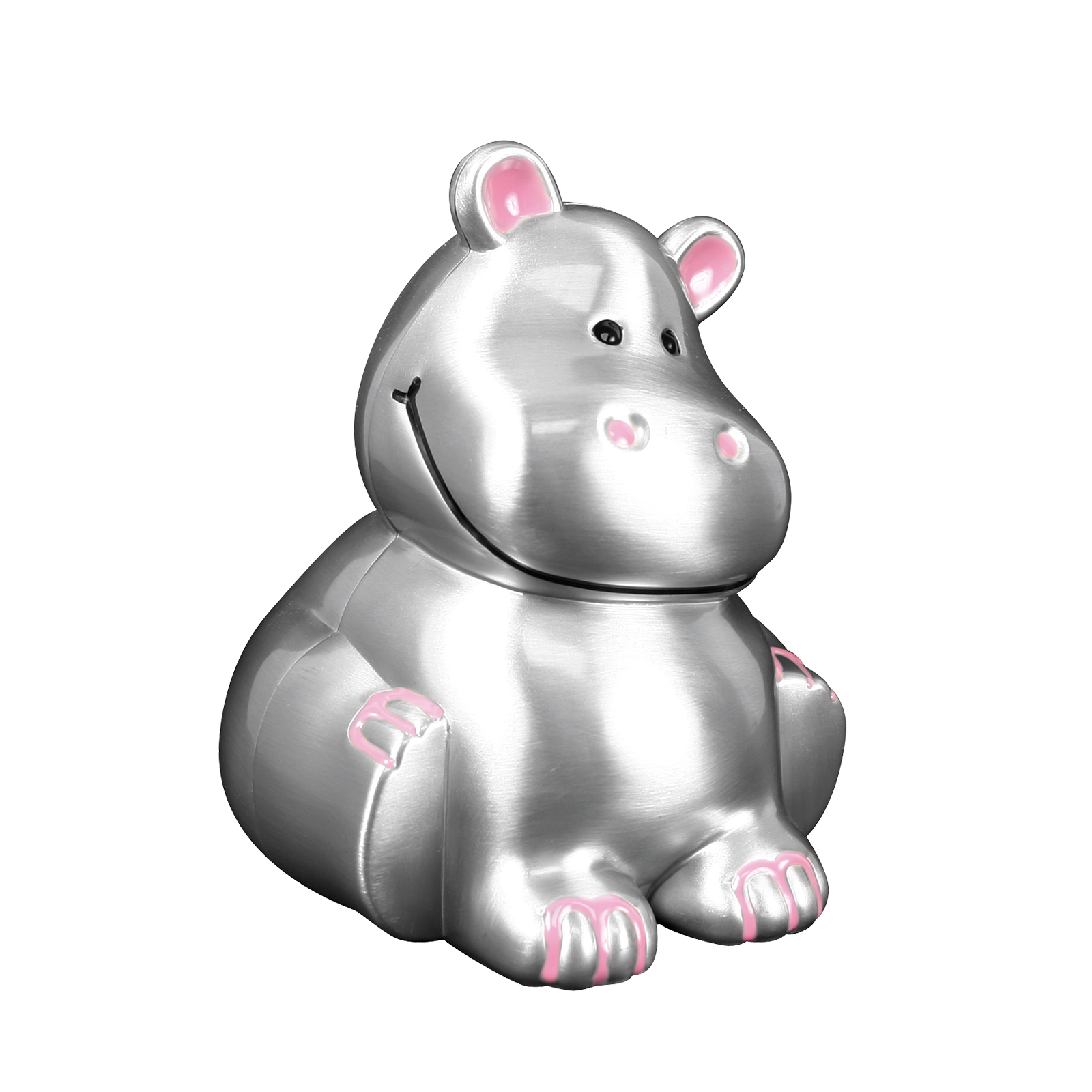 Nordahl Andersen Fortinnet sparebøsse flodhest m. lyserøde ører 92015276204