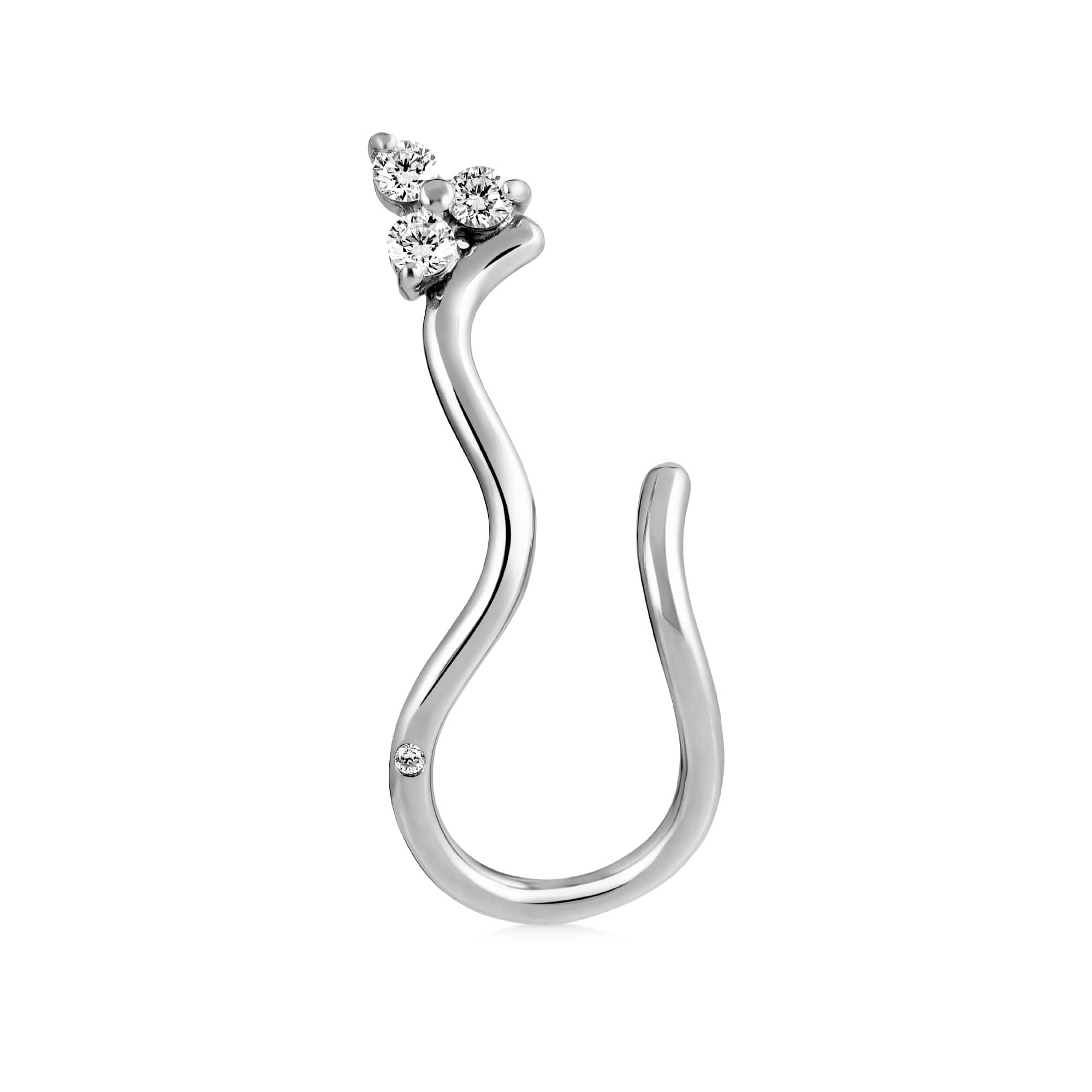 Ro Copenhagen Fryd Wave Diamant Ørestik H E104W117