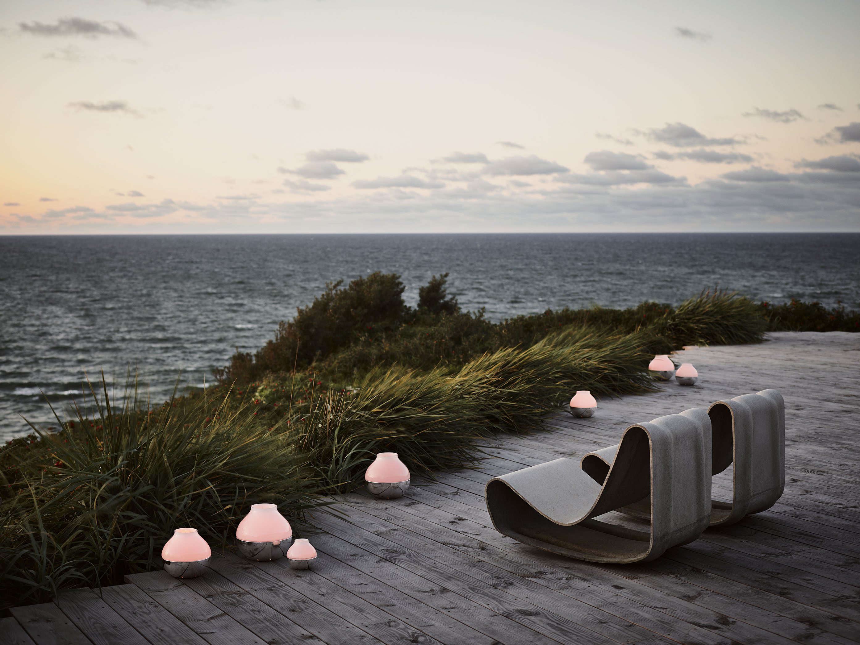 Georg Jensen Koppel Hurricane Lysestage Stor 10009648