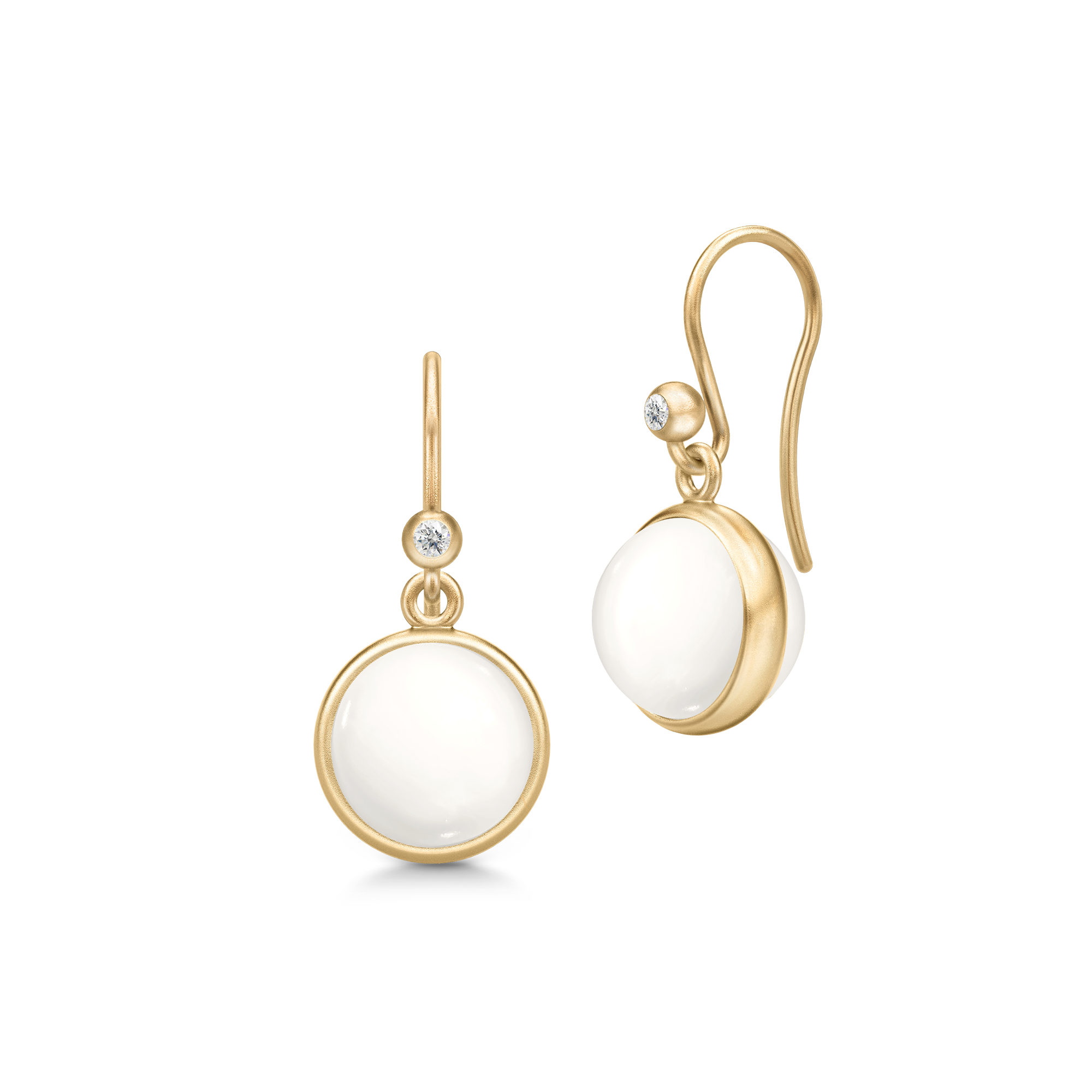 Julie Sandlau Prime Øreringe Ivory Crystal HKS181GDIVCRCZ