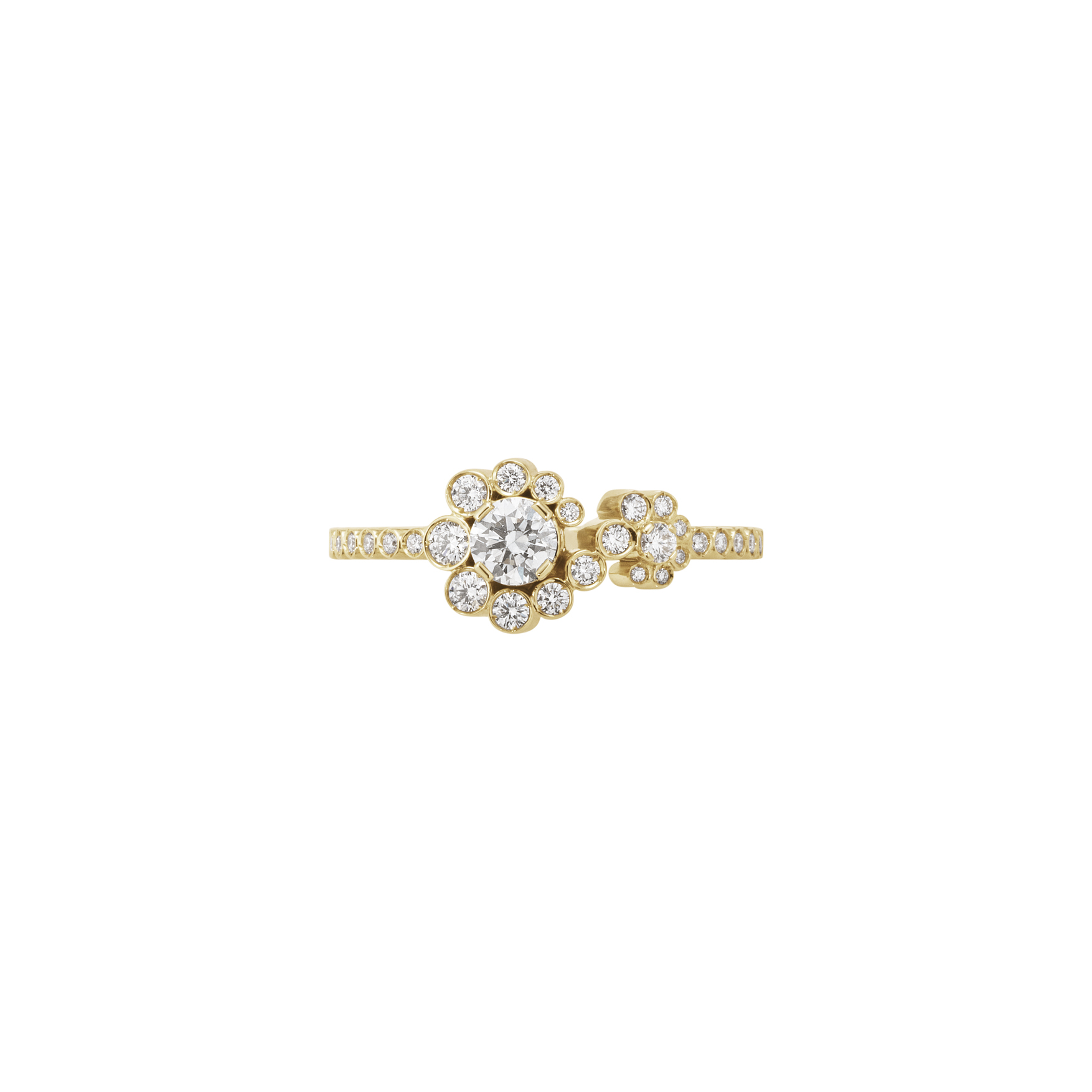 Sophie Bille Brahe Celestine Fleur Ring RI23_PET_RPY_WH