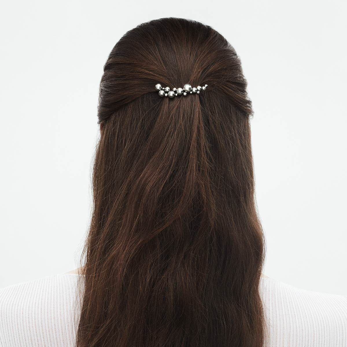 Georg Jensen Moonlight Grapes hårklemme Sølv 20001414