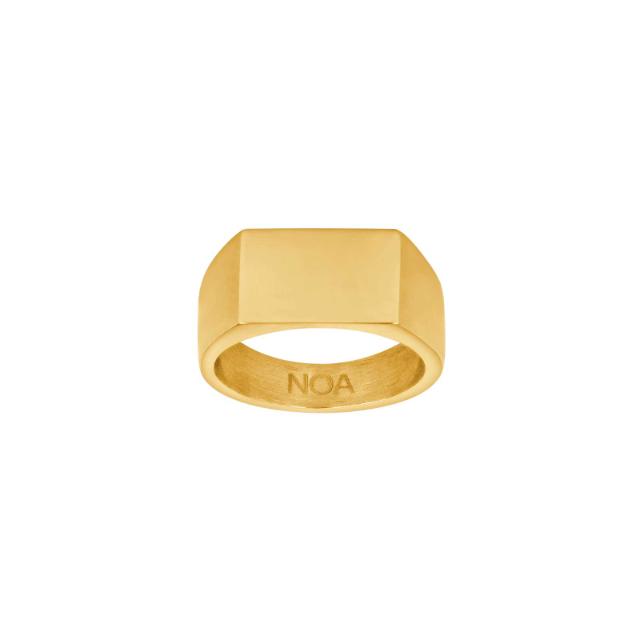 Son Of Noa Stål Ring Med Plade  108400228