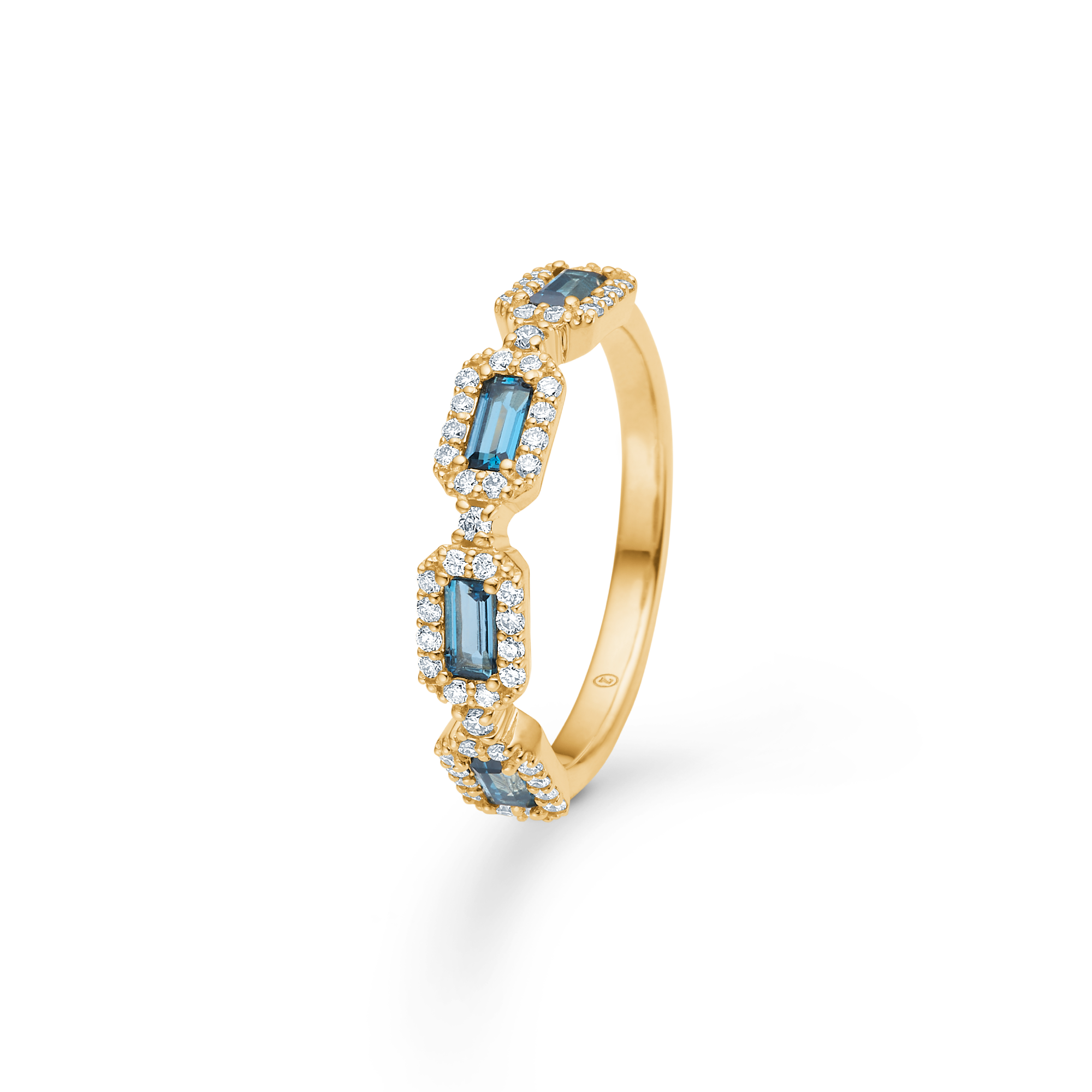 Mads Z Indigo Ring London Blå Topas 1546189