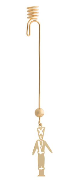 Nordahl Andersen Lysholder med Soldat - forgyldt 980-6242