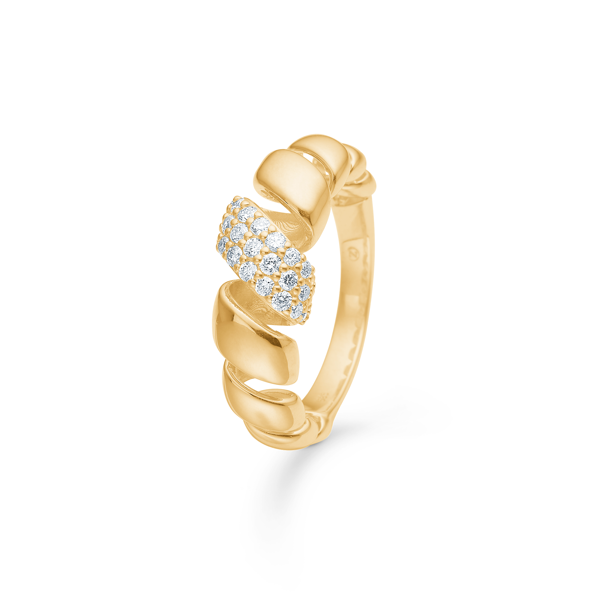 Mads Z Swirl Ring 14kt. 1541159