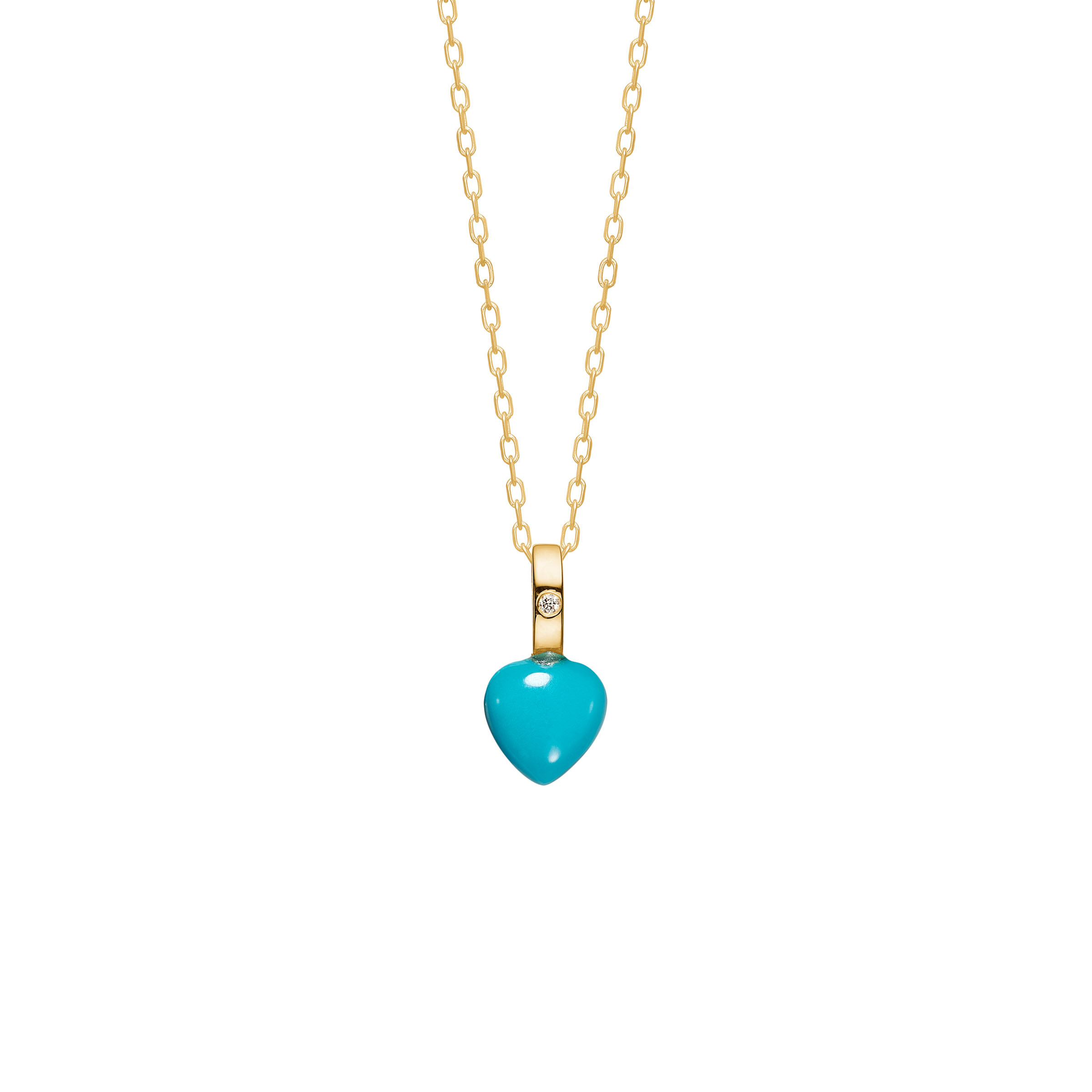 Carré 10-Karat Heart Vedhæng TL 4487 TQDI 6mm