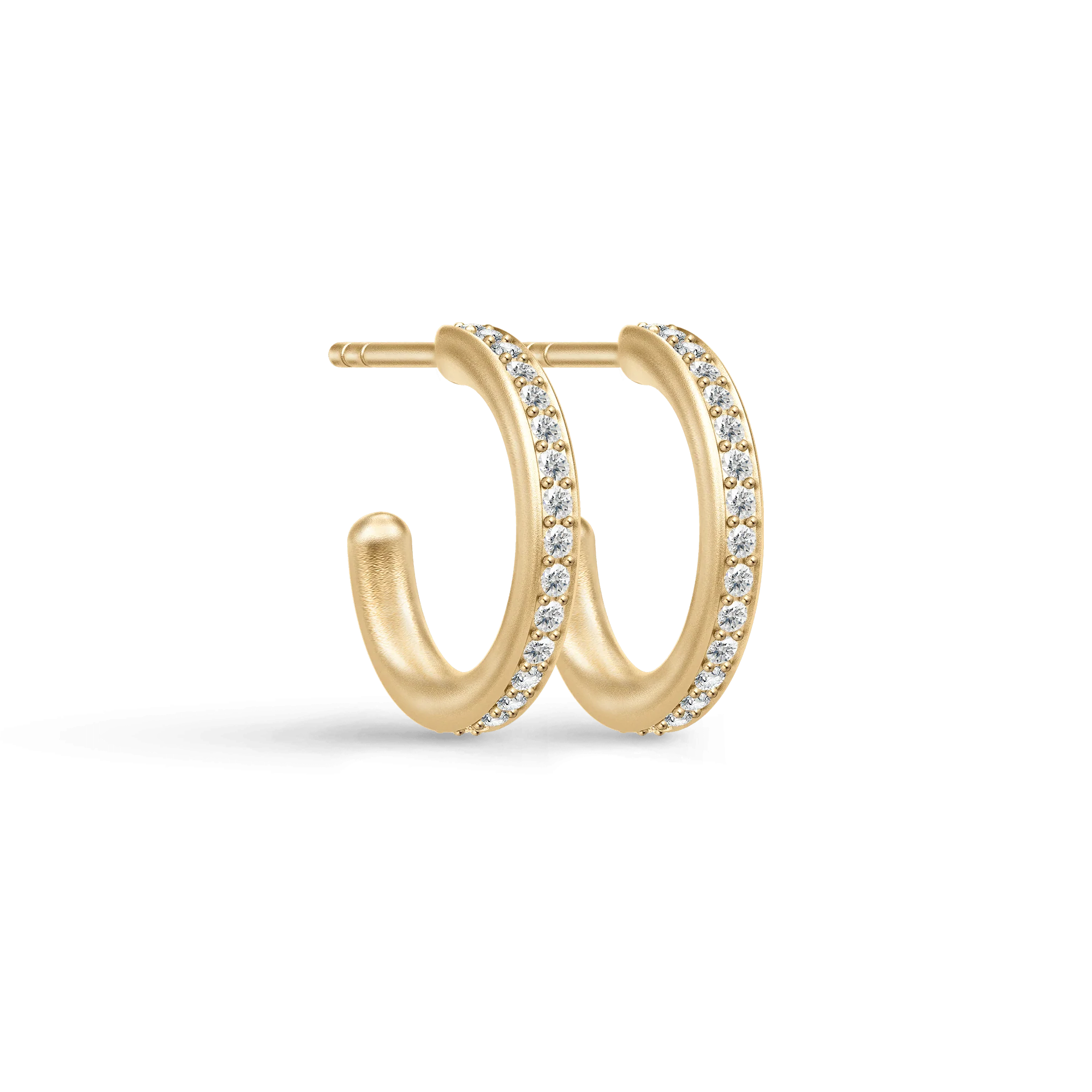 Julie Sandlau Infinity Clear Hoop Small øreringe HPS48GDCZ