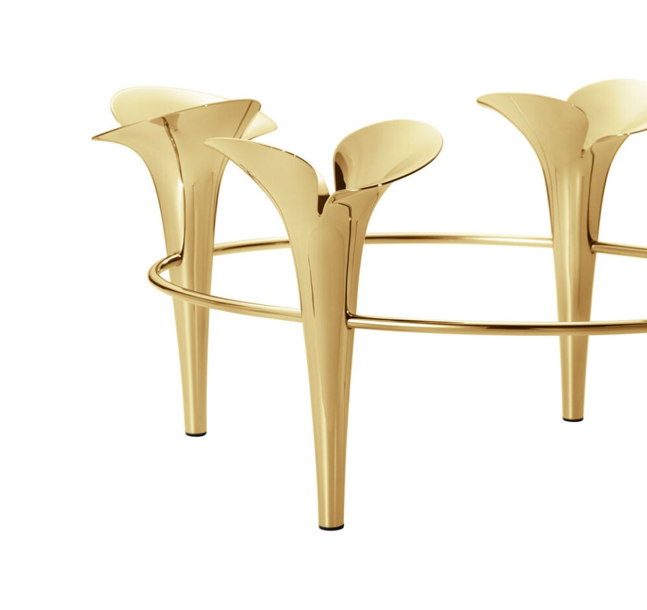 Georg Jensen Bloom Lysestage guld