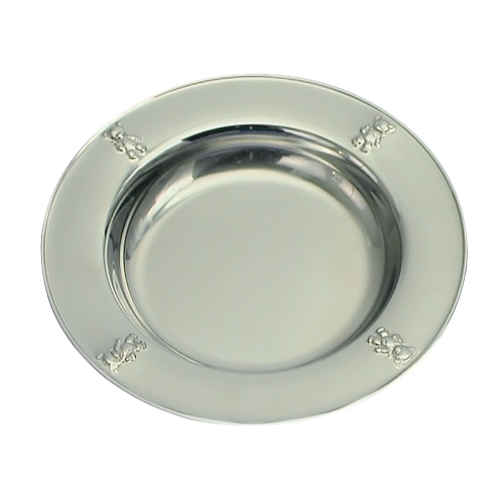 Nordahl Andersen Rustfri stål tallerken m. bamser 90025788032