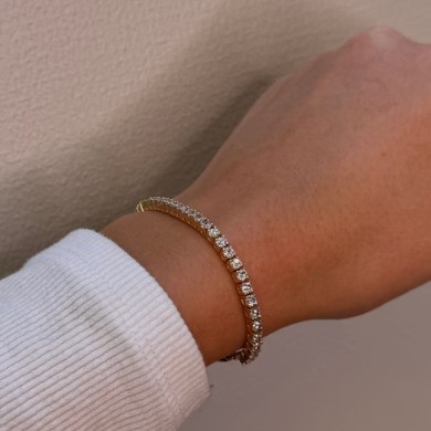 Mads Z Tennisarmbånd 8kt. 3357005