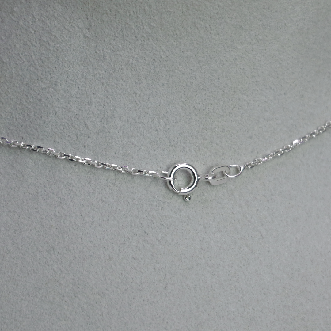 BNH Anker Facet Kæder 14 kt hvidguld 0,5 mm