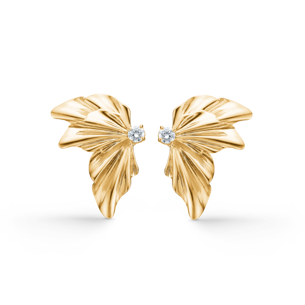 Mads Z 14 kt. Monarch Øreringe 1511155